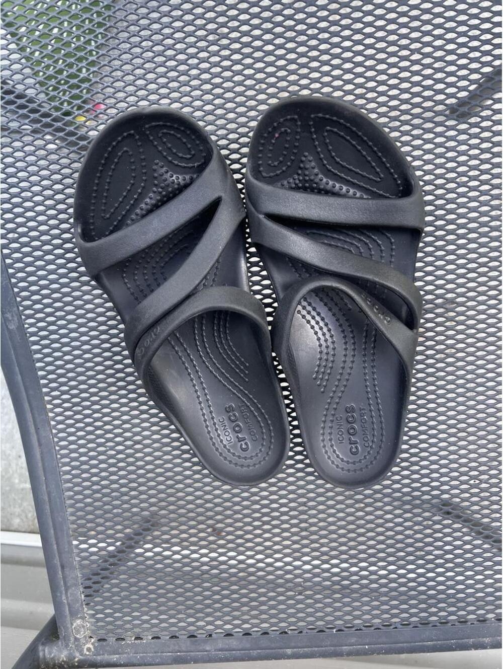 Black Crocs Women's Sandals Size 6